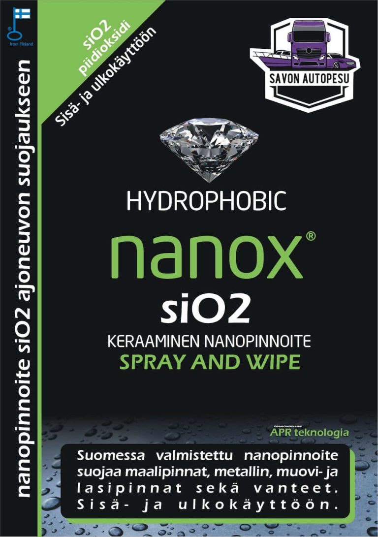 Nanox siO2, esitteen etukansi