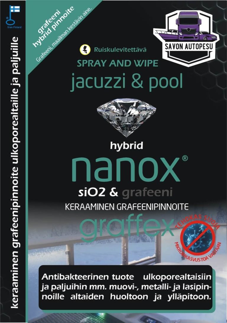 Nanox jacuzzi & pool hybrid, esitteen etukansi