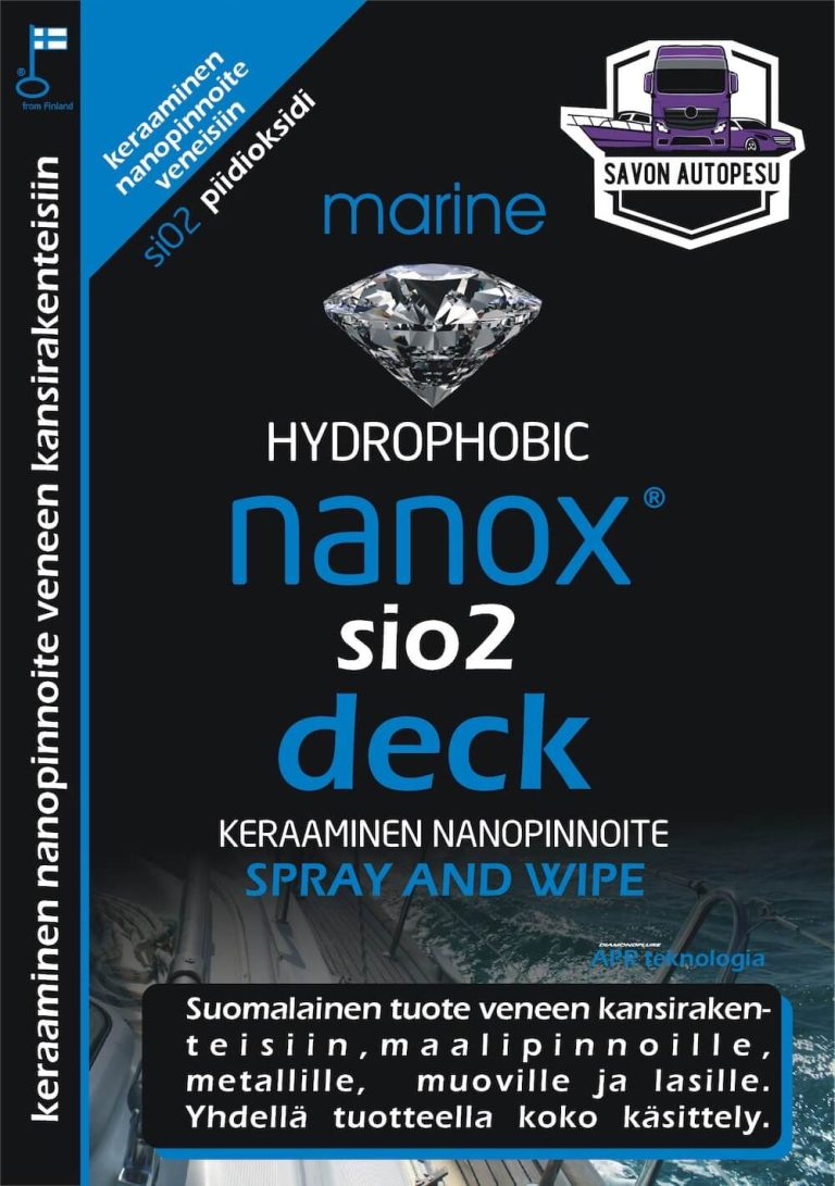 Nanox marine deck, esitteen etukansi